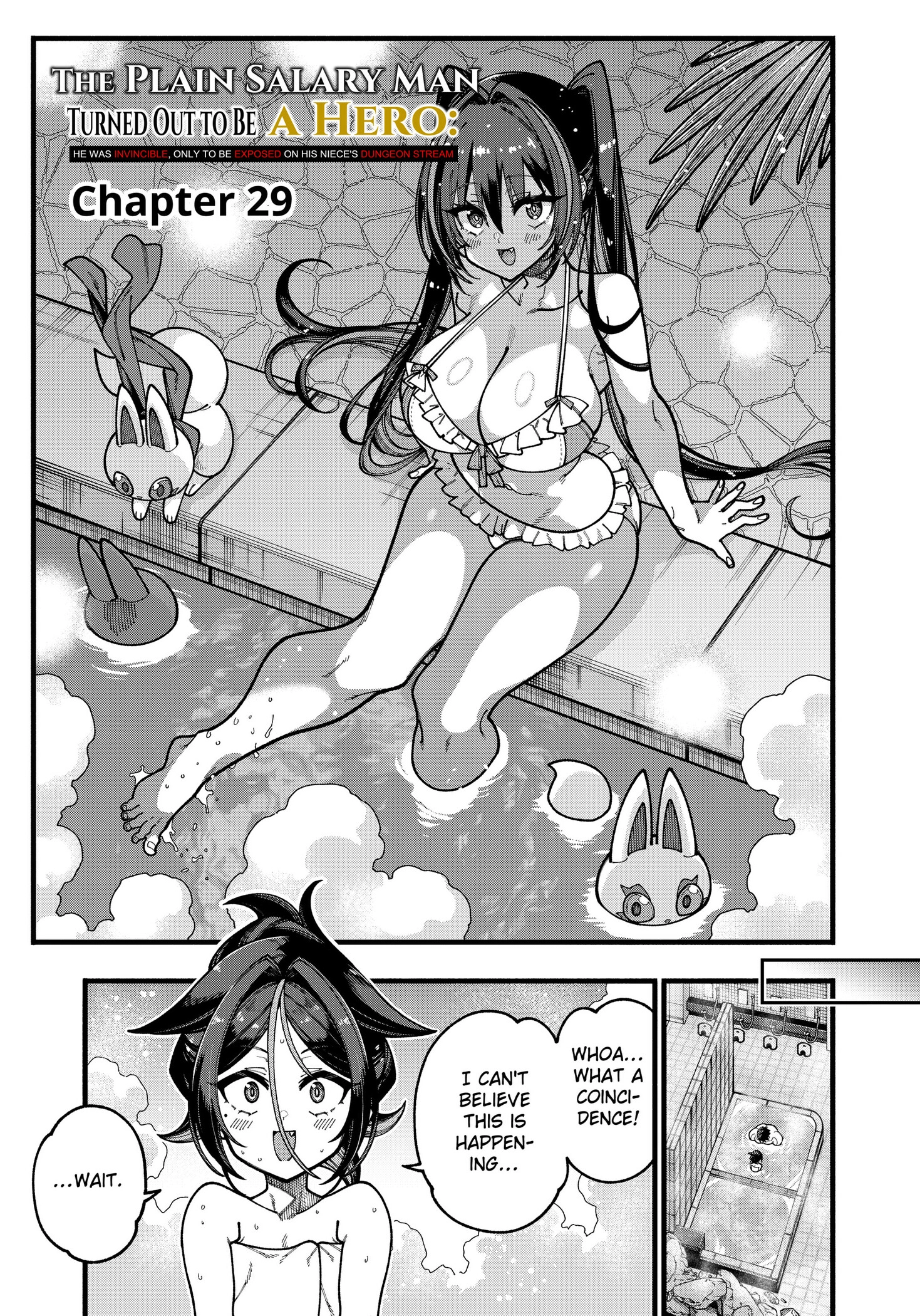 Jimi na Ojisan, Jitsu wa Eiyu Datta. -Jikaku ga Nai mama Muso Shitetara, Mei no Dungeon Haishin de Sarasareteta yo desu Chapter 29 - page 1
