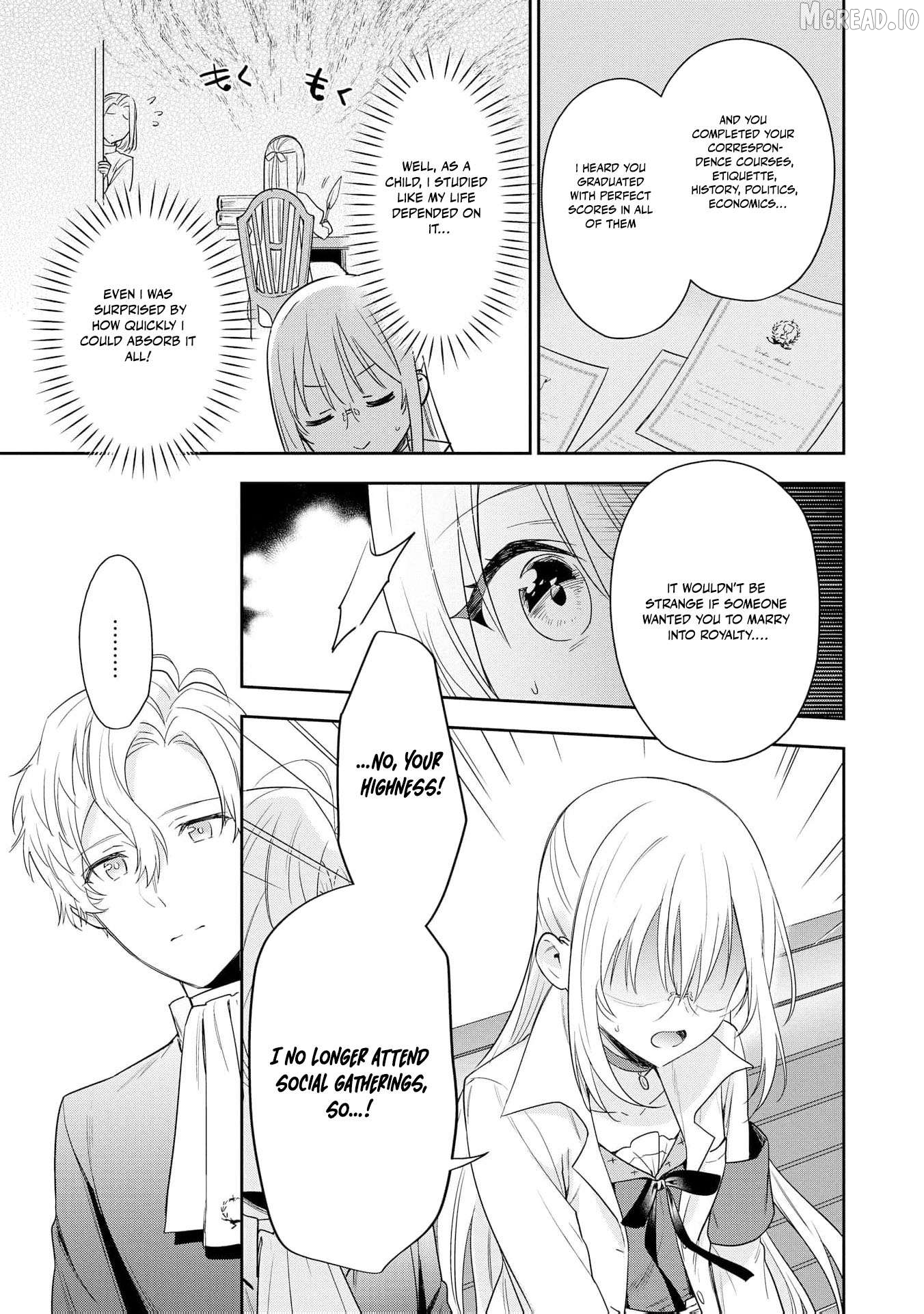 Akuyaku Reijou wa Iya na no de, Imushitsu Joshu ni narimashita Chapter 11 - page 23