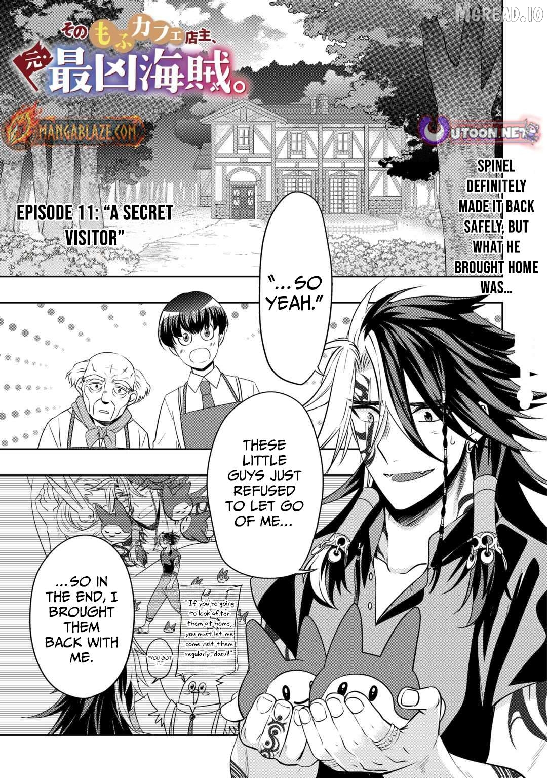 Sono Mofu Café Tenshu, Moto Saikyō Kaizoku. Chapter 11 - page 2