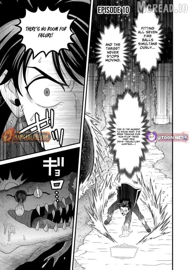 Zen Jidou Mahou [Auto Magic] no Cost Performance Musou "Seichou Speed ga Chou Osoi" to Tsuihou Sareta ga, Houchishite mo Keikenchi ga Atsumaru Mitai Desu Chapter 10.1 - page 1