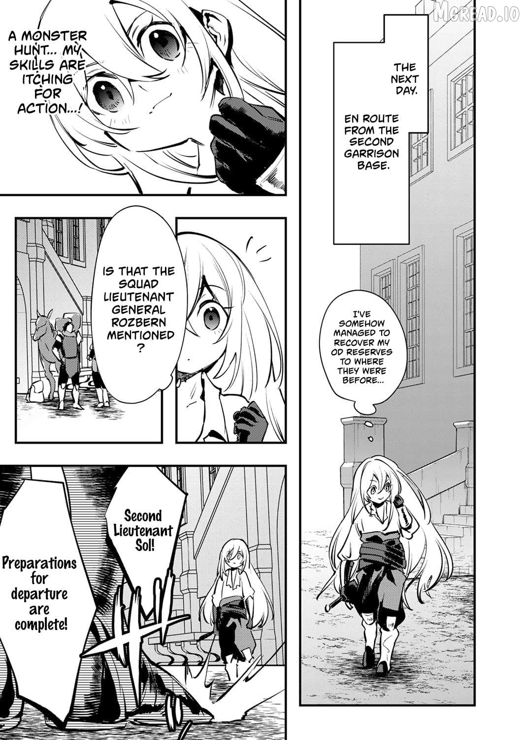 Shura Youjo no Eiyuutan ~Hanpa-sha to Iwa Reta Youhei, Youjo ni Tensei Shite Nariagaru~ Chapter 12 - page 19