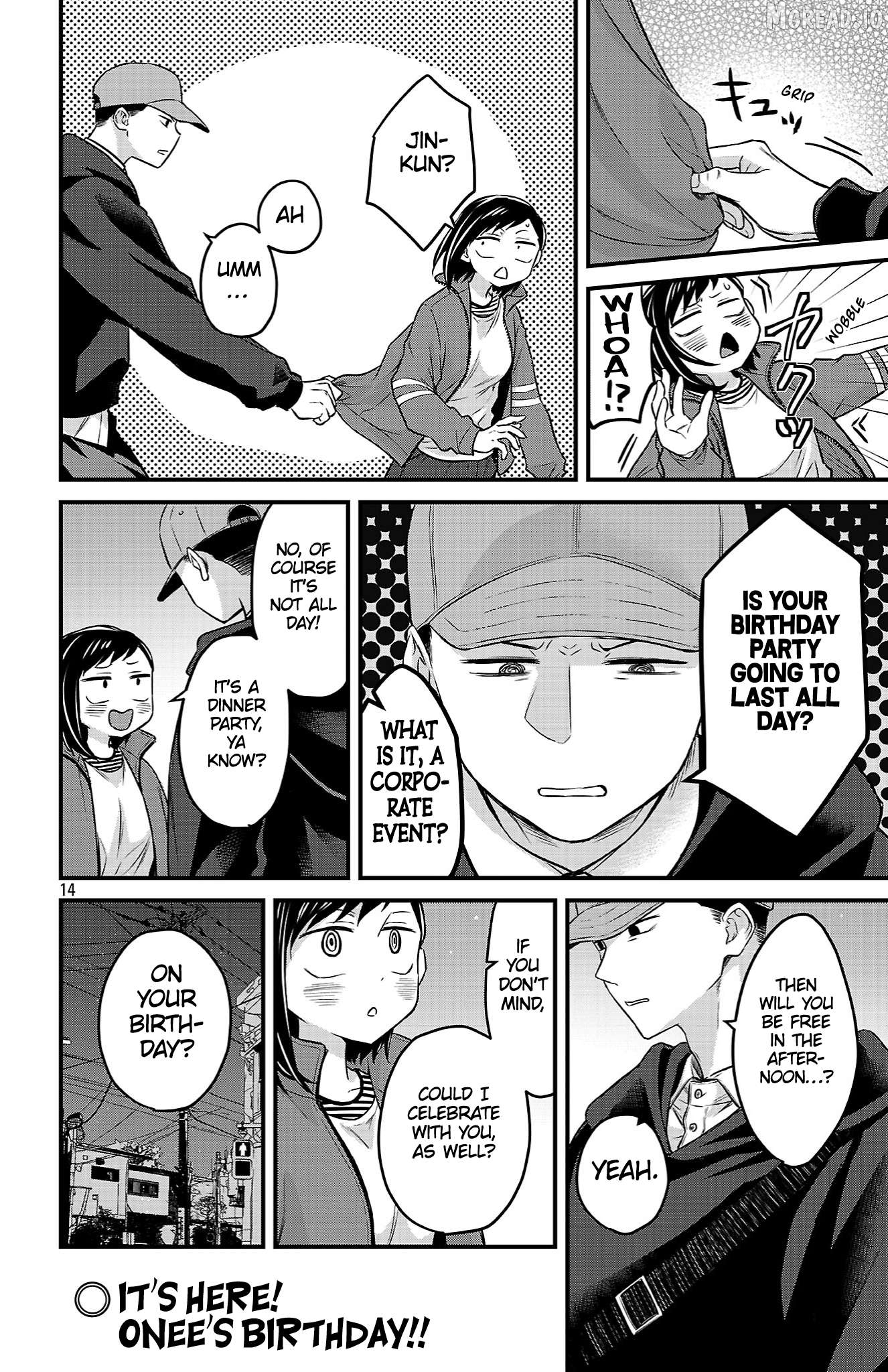 Boku no Kokoro no Yabai Yatsu: Love Comedy ga Hajimaranai Chapter 19 - page 14