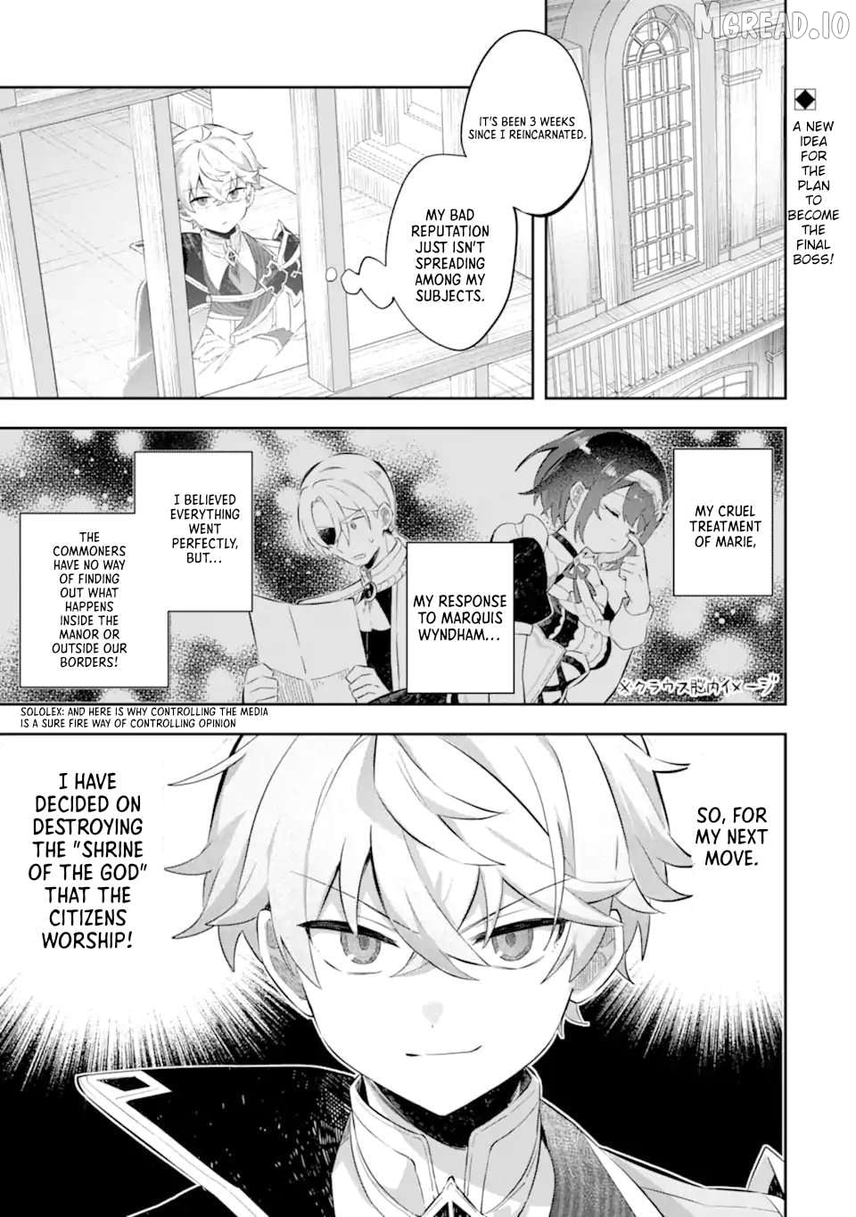 Game Sekai no mobu akuyaku ni tensei shita node Last bos wo mezashite mita Chapter 6 - page 2