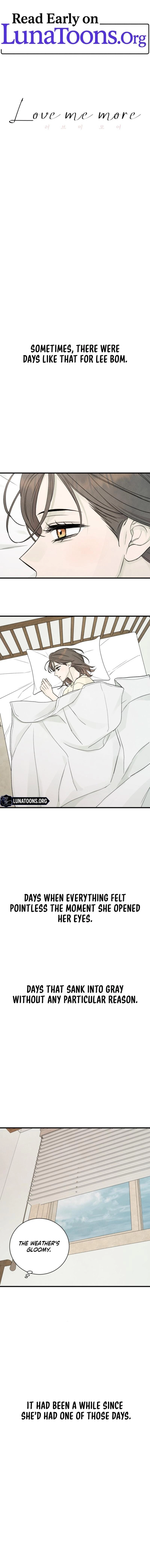 Love Me More  - Manhwa Chapter 33 - page 1