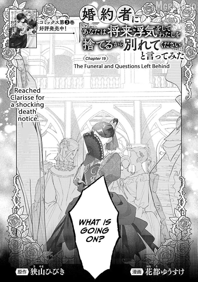 I Told My Fiancé: ‘You’ll Cheat on Me and Abandon Me in the Future, So Let’s Break Up’ Chapter 19 - page 4