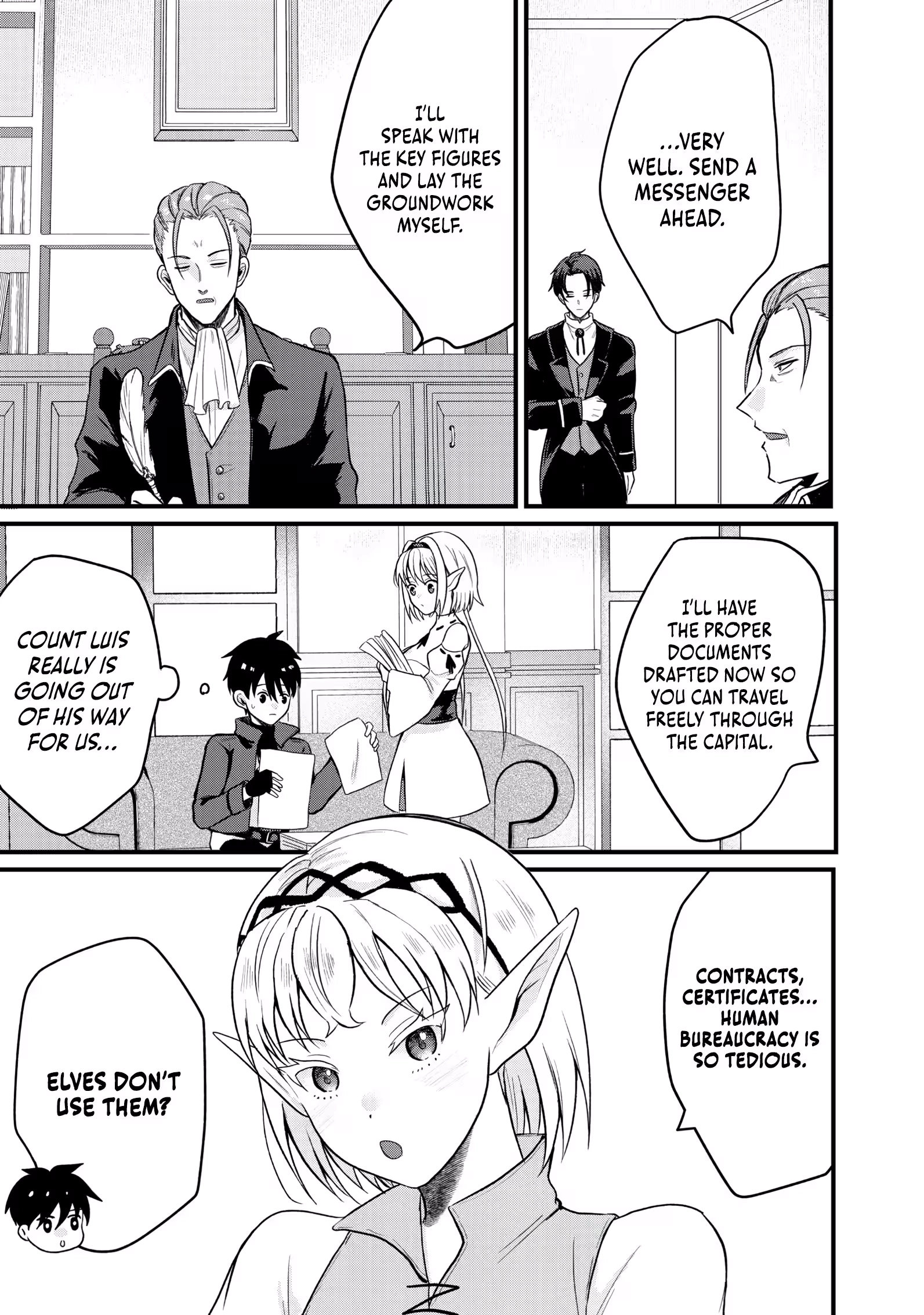 "Sono Hen no Kusa demo Kuttoke" to Tsuihou Sareta Munou Skill [Shokubutsugui] Mochi Tenseisha, Elf no Sato de Maboroshi no Shokubutsu o Tabete Musou Suru Chapter 19 - page 4