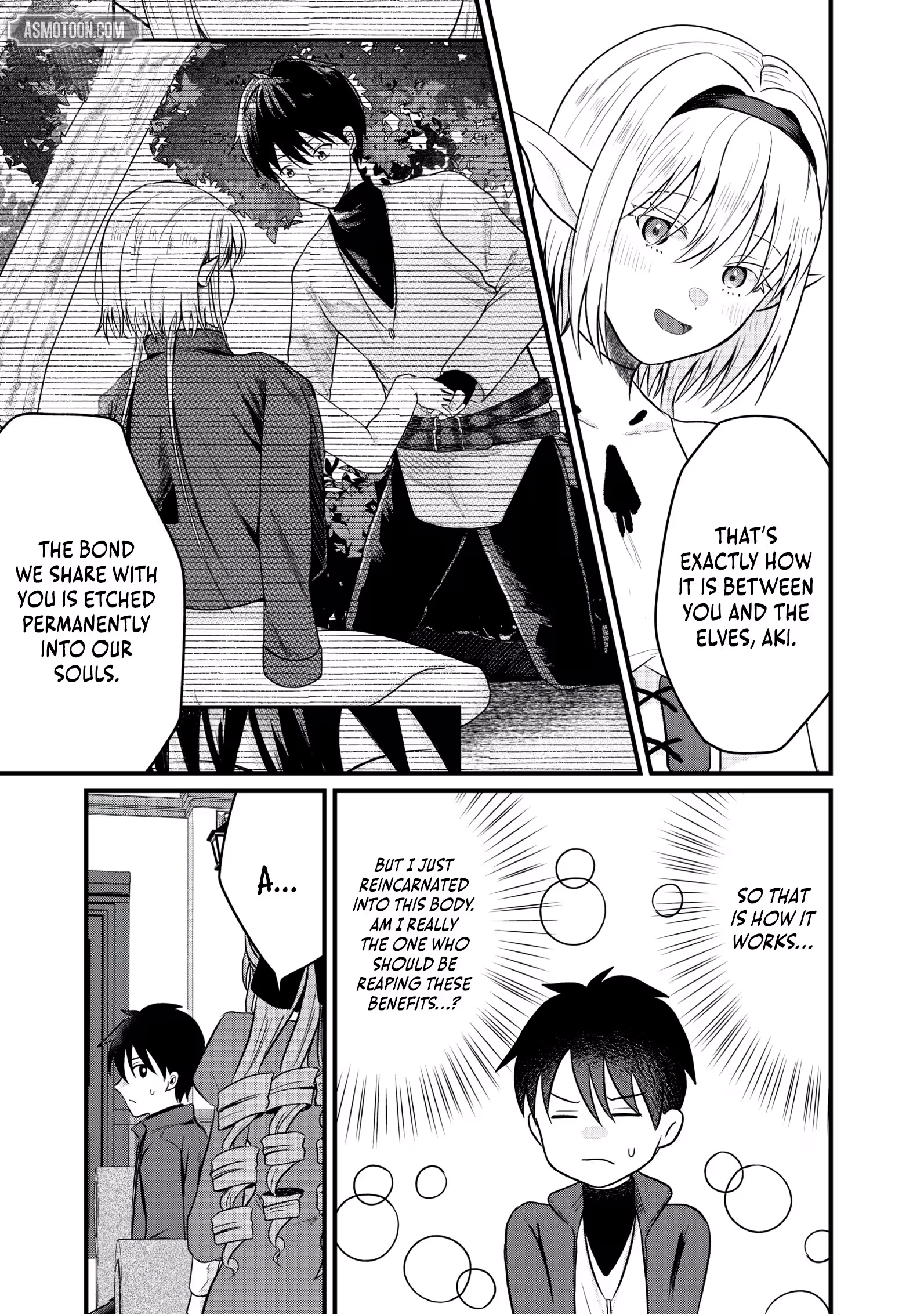 "Sono Hen no Kusa demo Kuttoke" to Tsuihou Sareta Munou Skill [Shokubutsugui] Mochi Tenseisha, Elf no Sato de Maboroshi no Shokubutsu o Tabete Musou Suru Chapter 19 - page 6