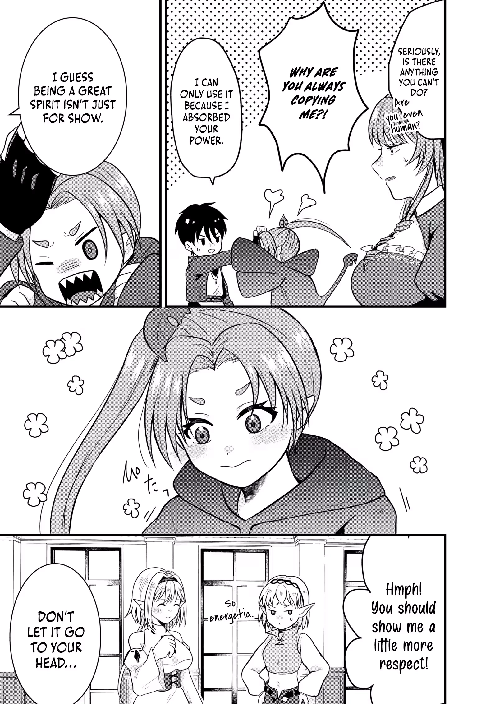 "Sono Hen no Kusa demo Kuttoke" to Tsuihou Sareta Munou Skill [Shokubutsugui] Mochi Tenseisha, Elf no Sato de Maboroshi no Shokubutsu o Tabete Musou Suru Chapter 19 - page 8
