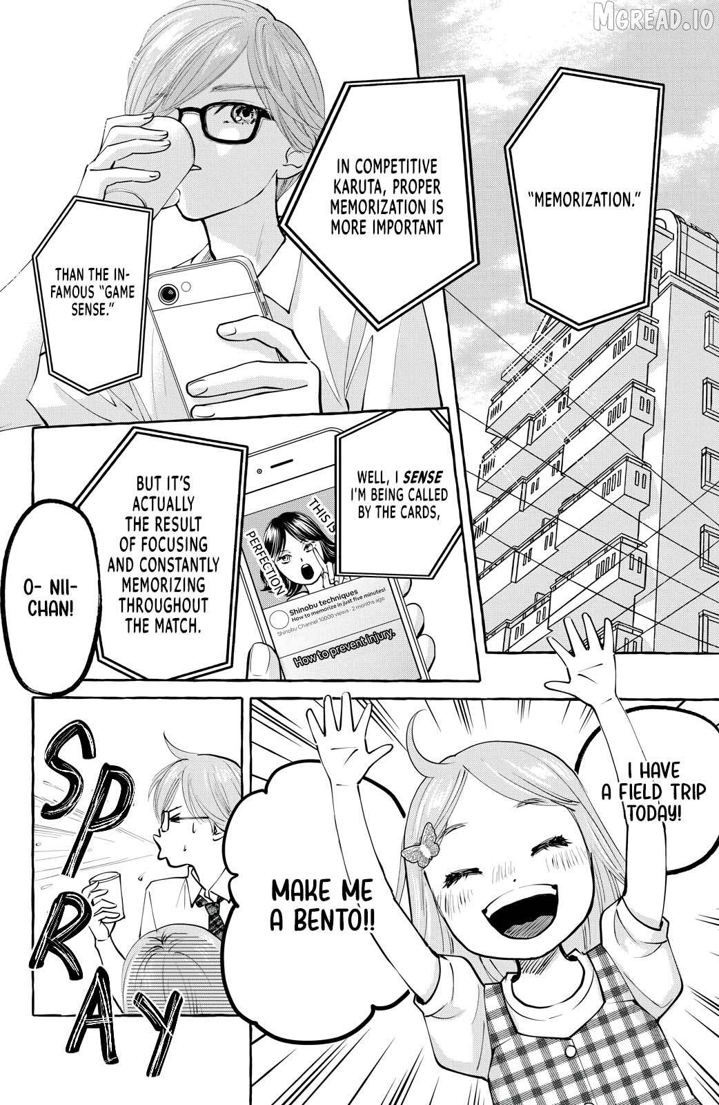 Chihayafuru plus Kimigatame Chapter 3 - page 2