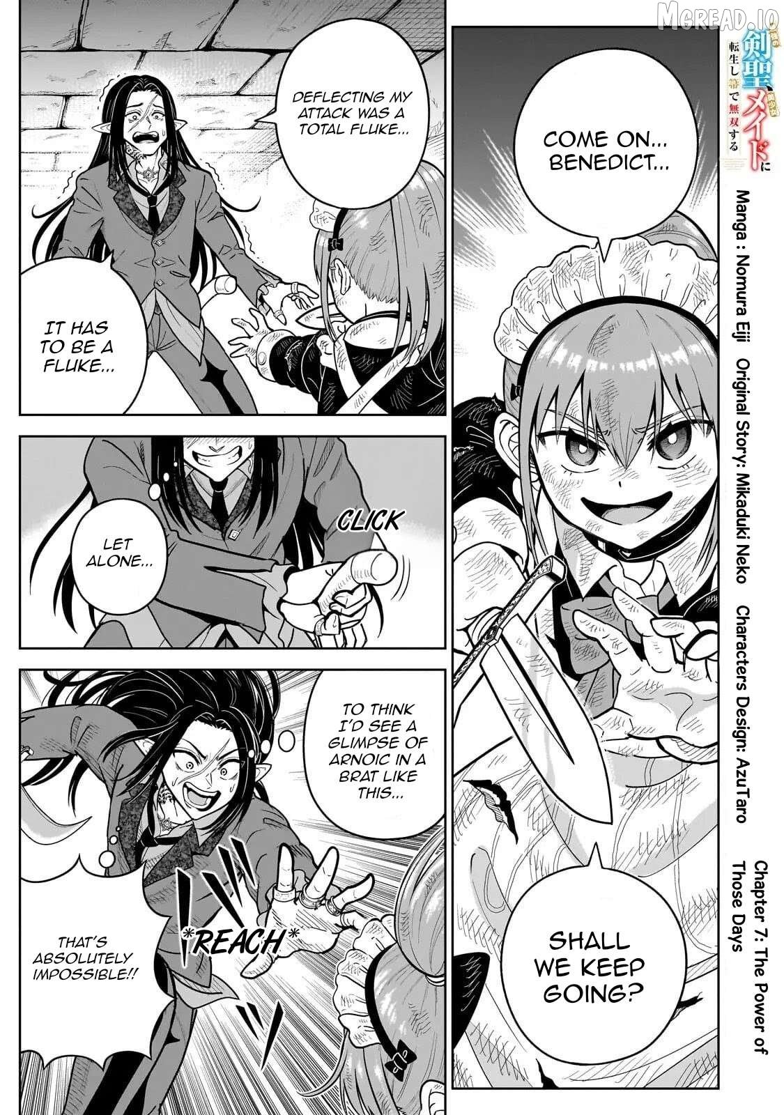 Sword Saint Reborn as a Maid, Ruling with a Broom. Chapter 7.1 - page 1