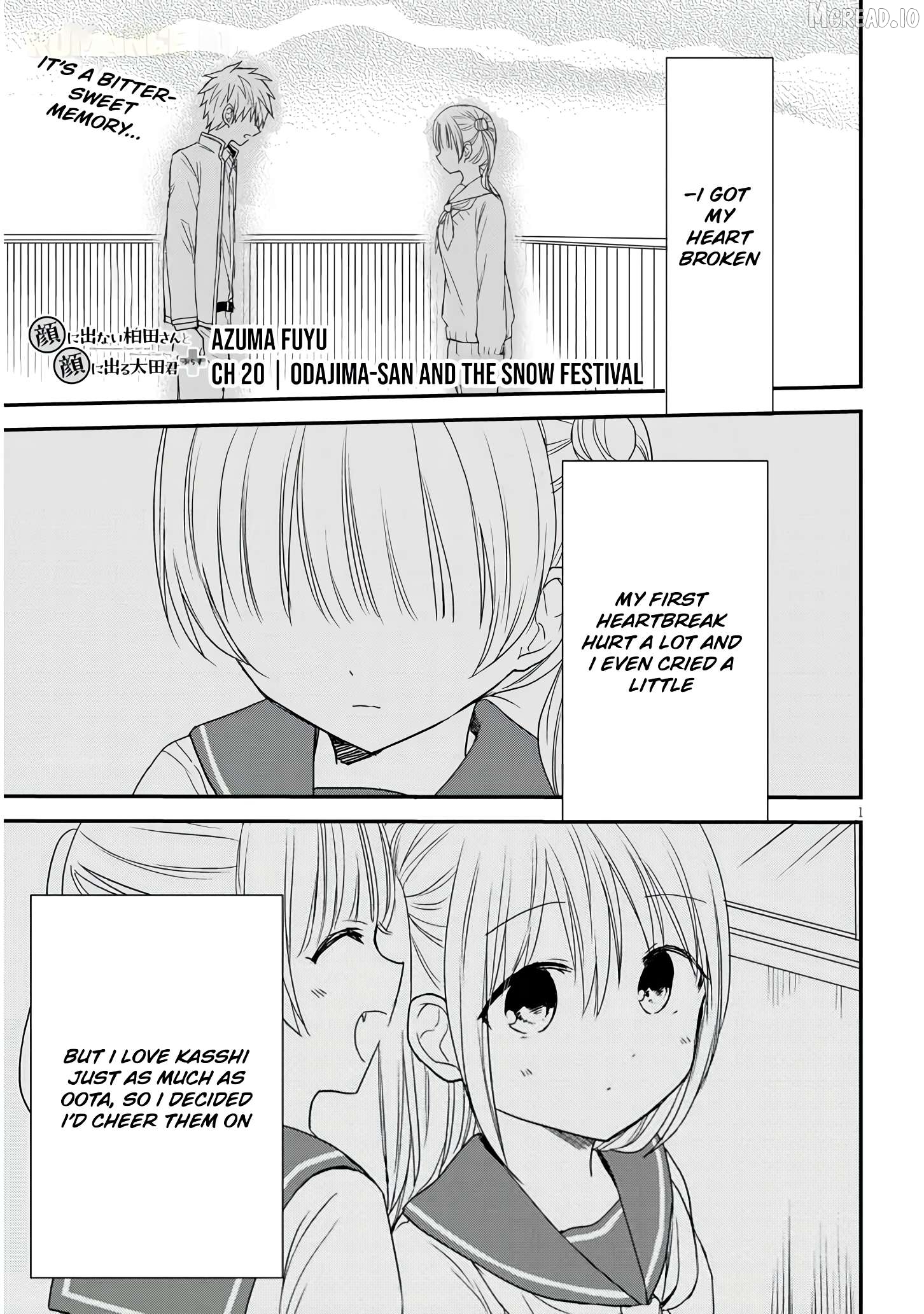Kao ni Denai Kashiwada-san to Kao ni Deru Oota-kun + Chapter 20 - page 2
