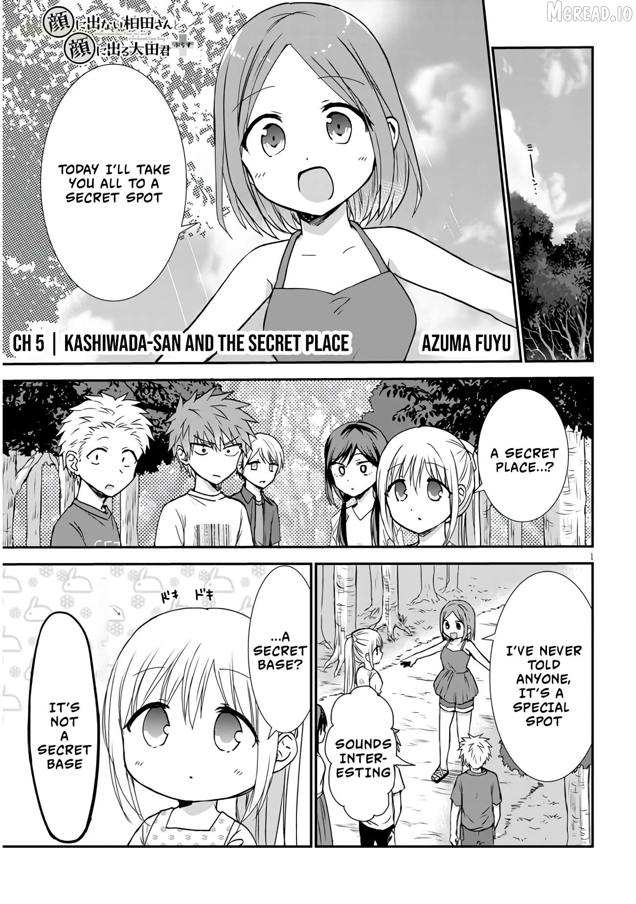 Kao ni Denai Kashiwada-san to Kao ni Deru Oota-kun + Chapter 5 - page 2
