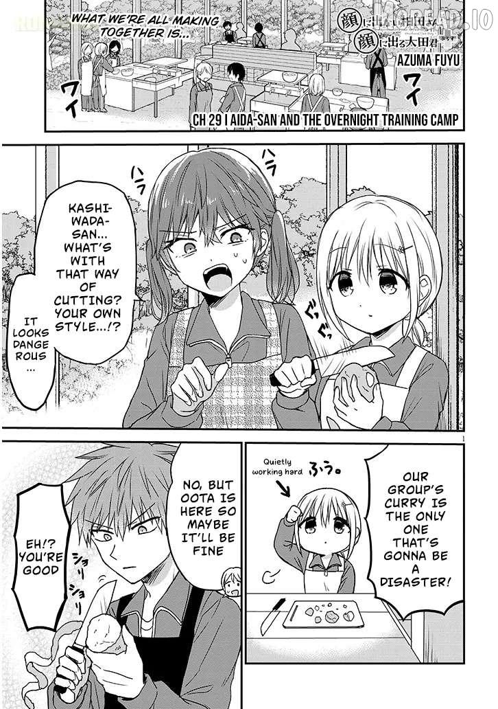 Kao ni Denai Kashiwada-san to Kao ni Deru Oota-kun + Chapter 29 - page 2