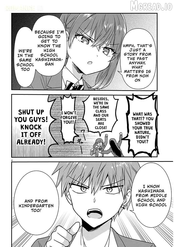 Kao ni Denai Kashiwada-san to Kao ni Deru Oota-kun + Chapter 32 - page 9