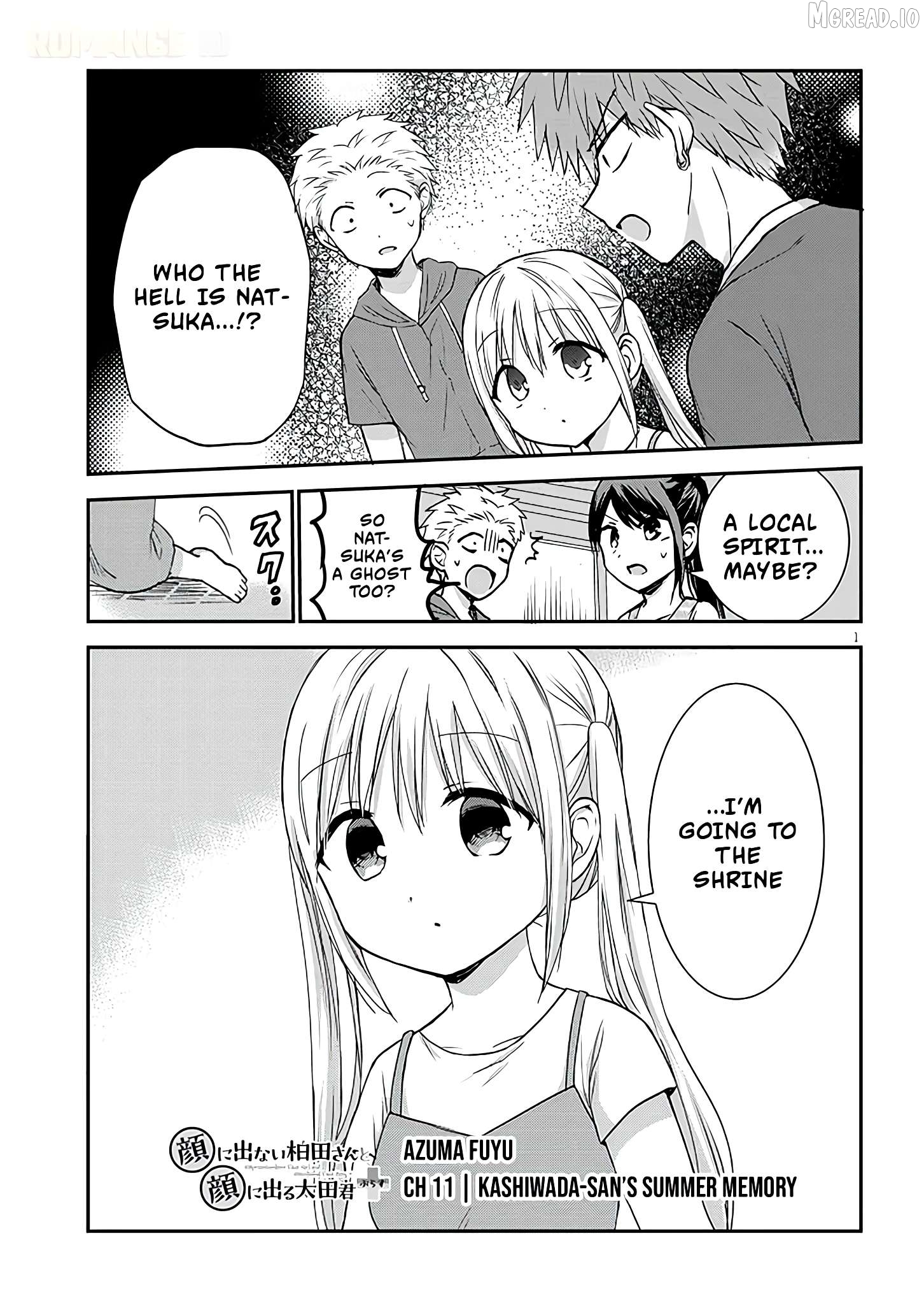 Kao ni Denai Kashiwada-san to Kao ni Deru Oota-kun + Chapter 11 - page 2