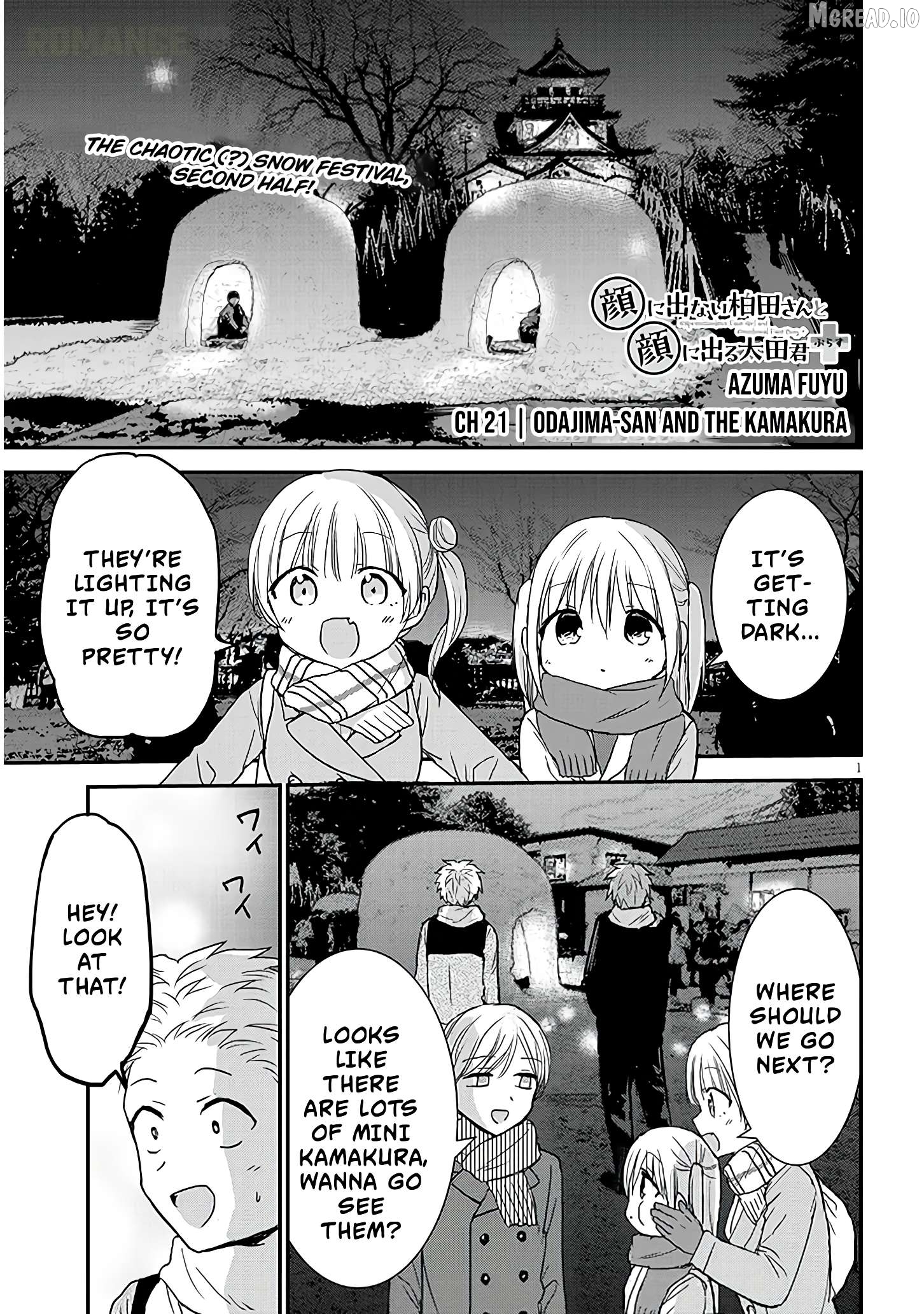 Kao ni Denai Kashiwada-san to Kao ni Deru Oota-kun + Chapter 21 - page 2