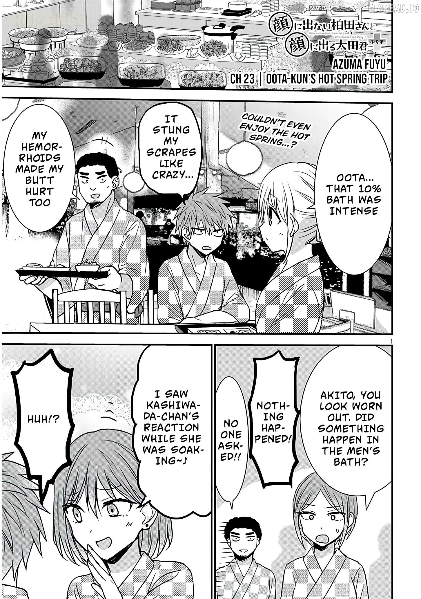 Kao ni Denai Kashiwada-san to Kao ni Deru Oota-kun + Chapter 23 - page 2