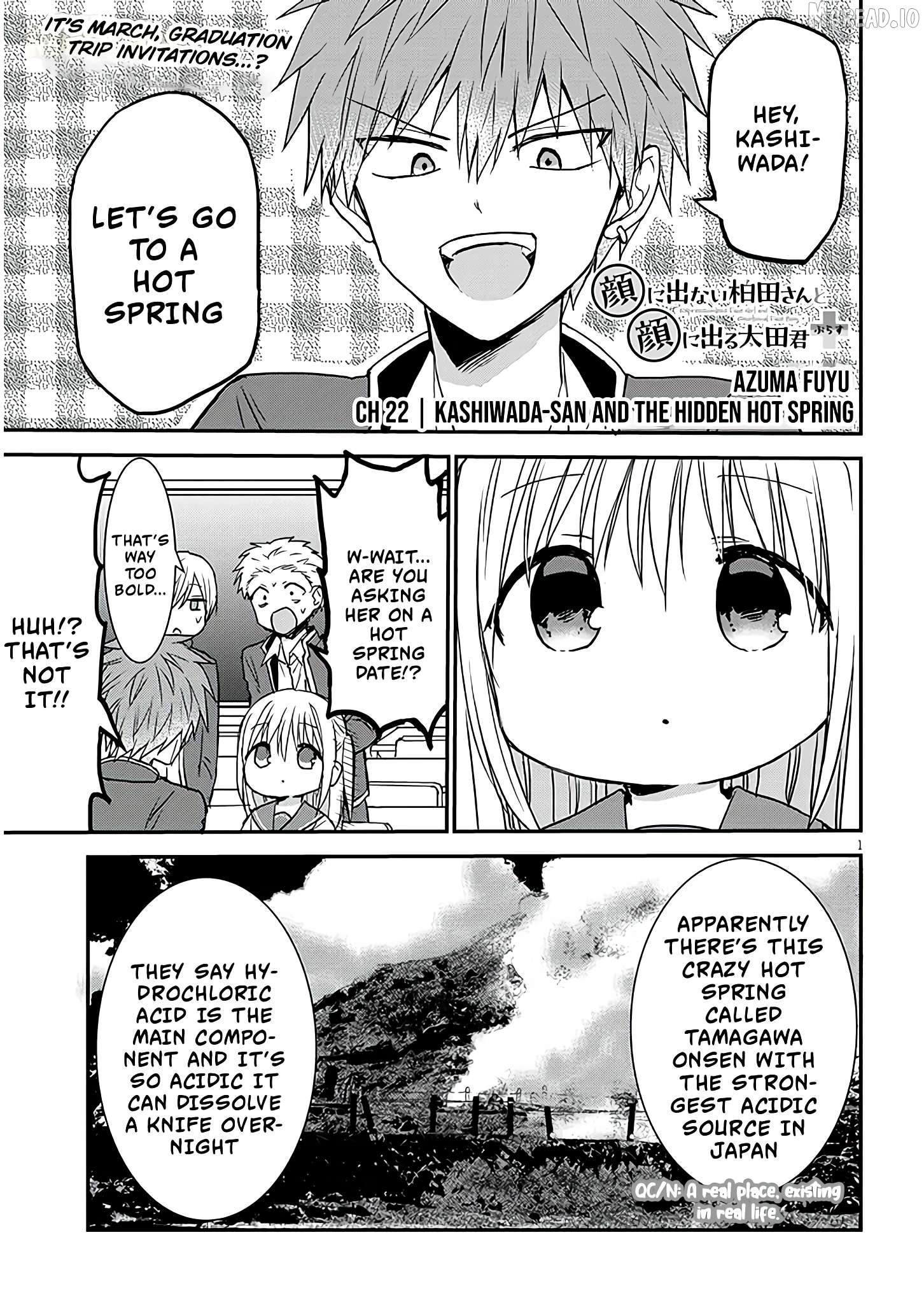 Kao ni Denai Kashiwada-san to Kao ni Deru Oota-kun + Chapter 22 - page 2