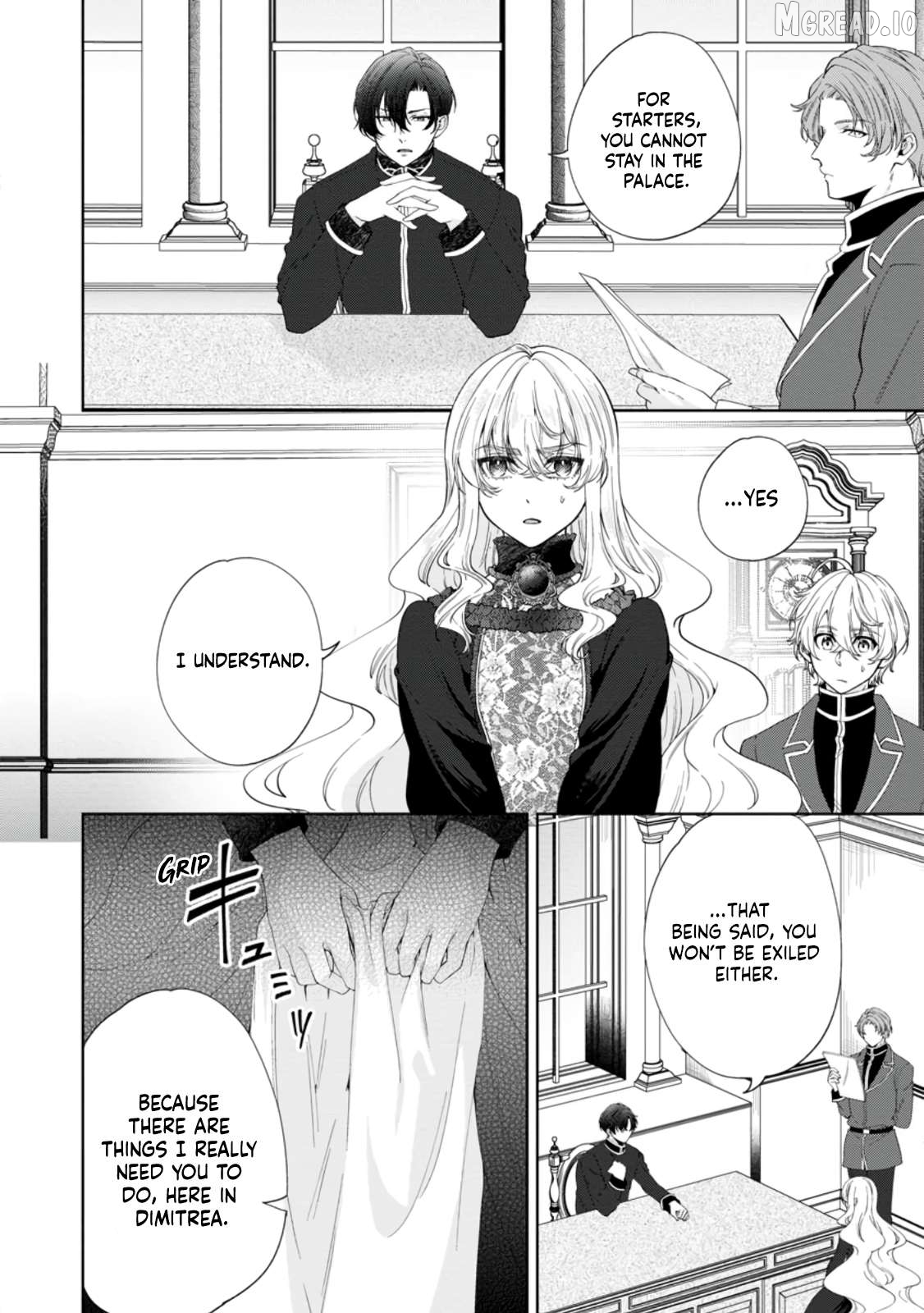 Akuyaku Reijo no Nariagari Ringoku de Hoseki no Seijo to Yobareru Made Chapter 5 - page 2