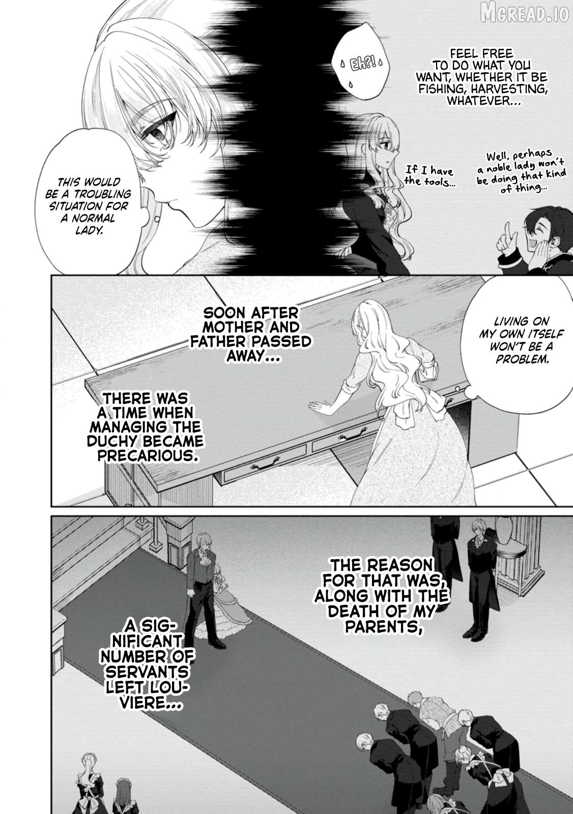 Akuyaku Reijo no Nariagari Ringoku de Hoseki no Seijo to Yobareru Made Chapter 5 - page 6