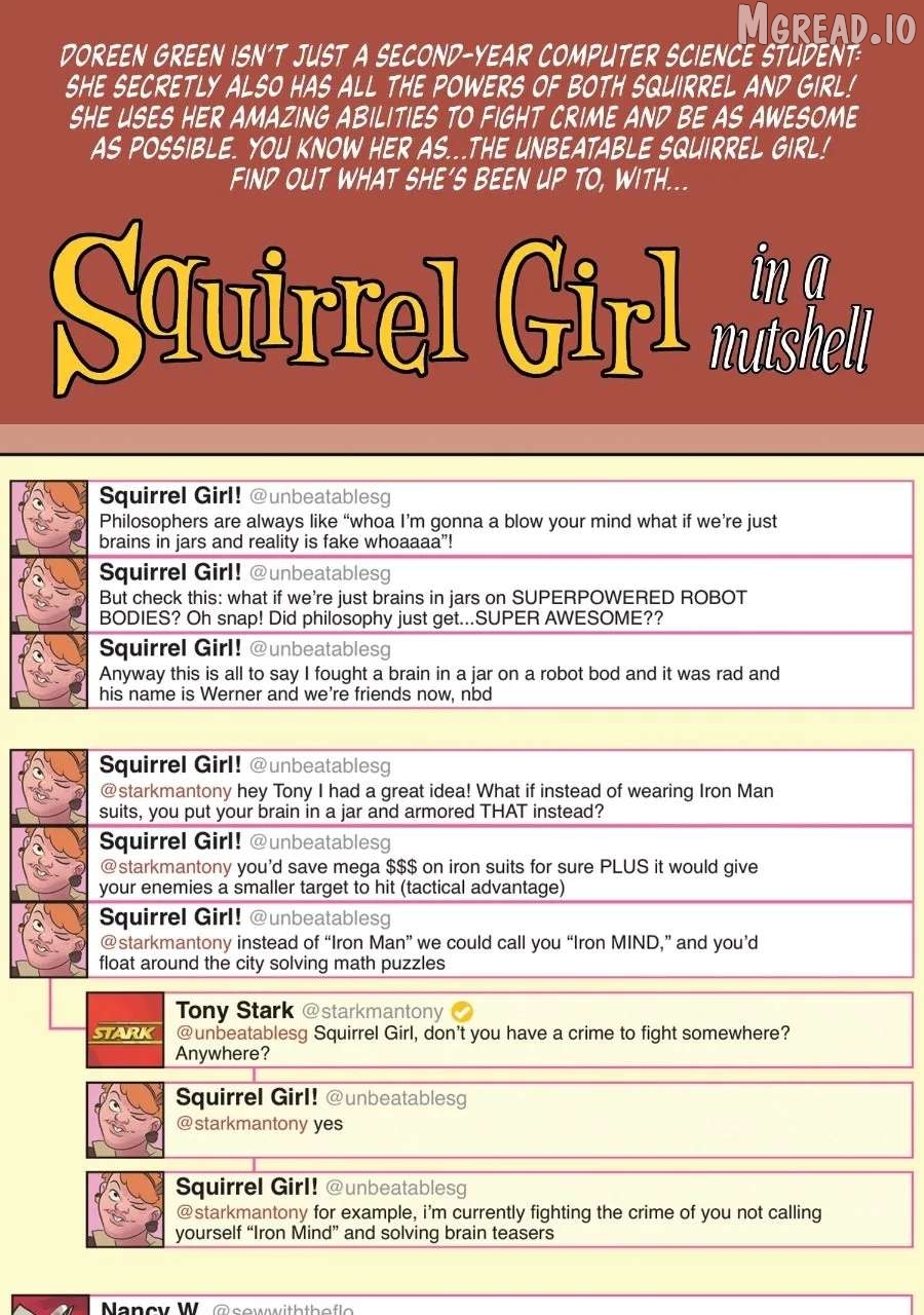 The Unbeatable Squirrel Girl Chapter 19 - page 1