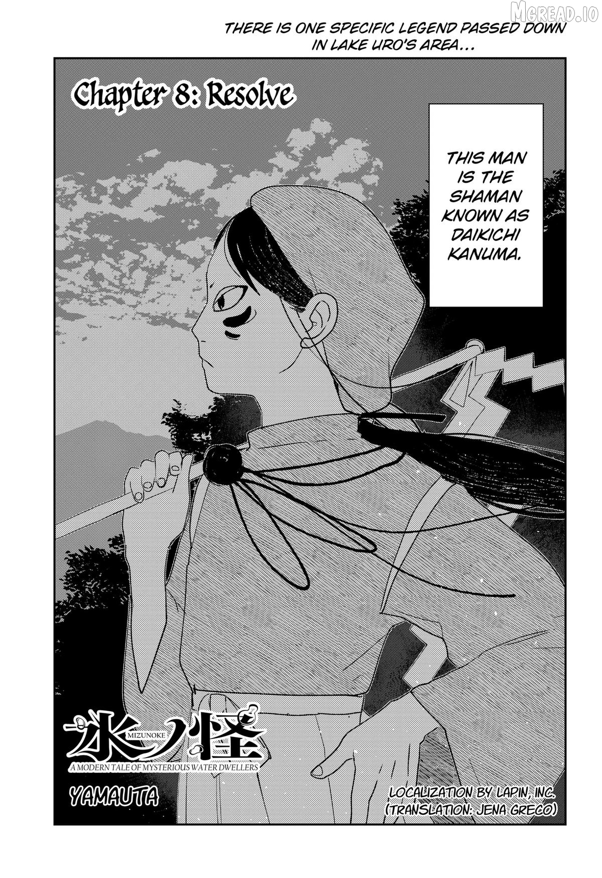 Mizunoke: A Modern Tale of Mysterious Water Dwellers Chapter 8 - page 1