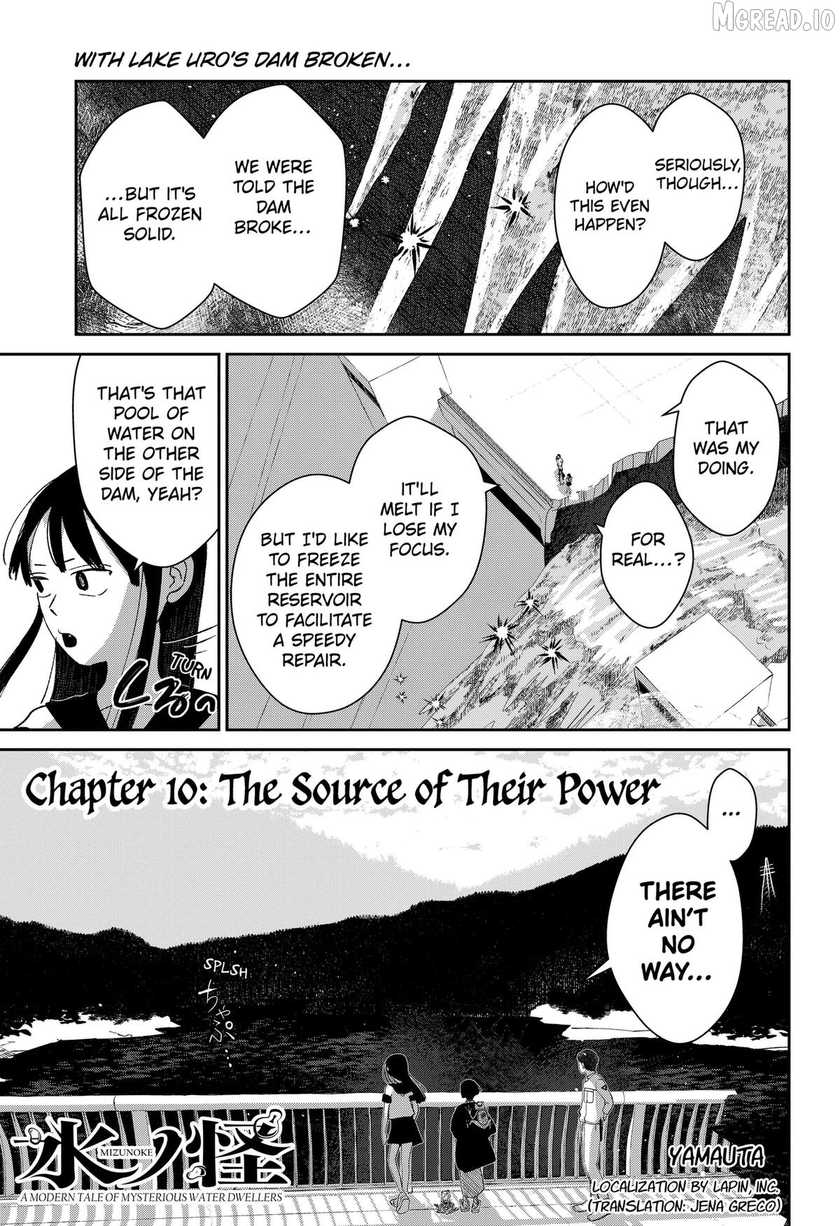 Mizunoke: A Modern Tale of Mysterious Water Dwellers Chapter 10 - page 1
