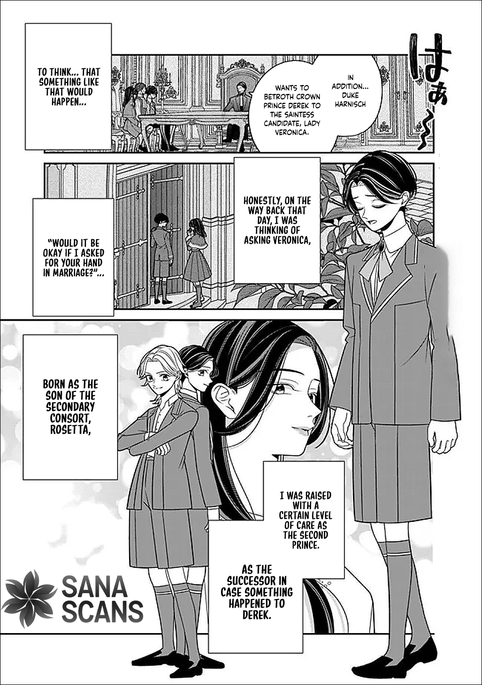 The Great Saintess of the Clock Tower Rejoices at the Broken Engagement Chapter 3 - page 1
