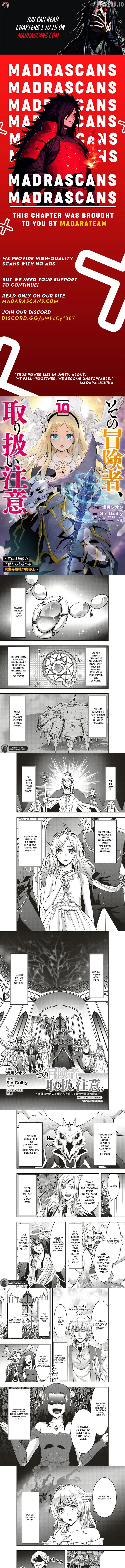 Sono Bouken-sha, Toriatsukai chuui. ~Shoutai wa Muteki no Geboku-tachi wo Suberu Isekai Saikyou no Madou-ou~ Chapter 12.1 - page 1