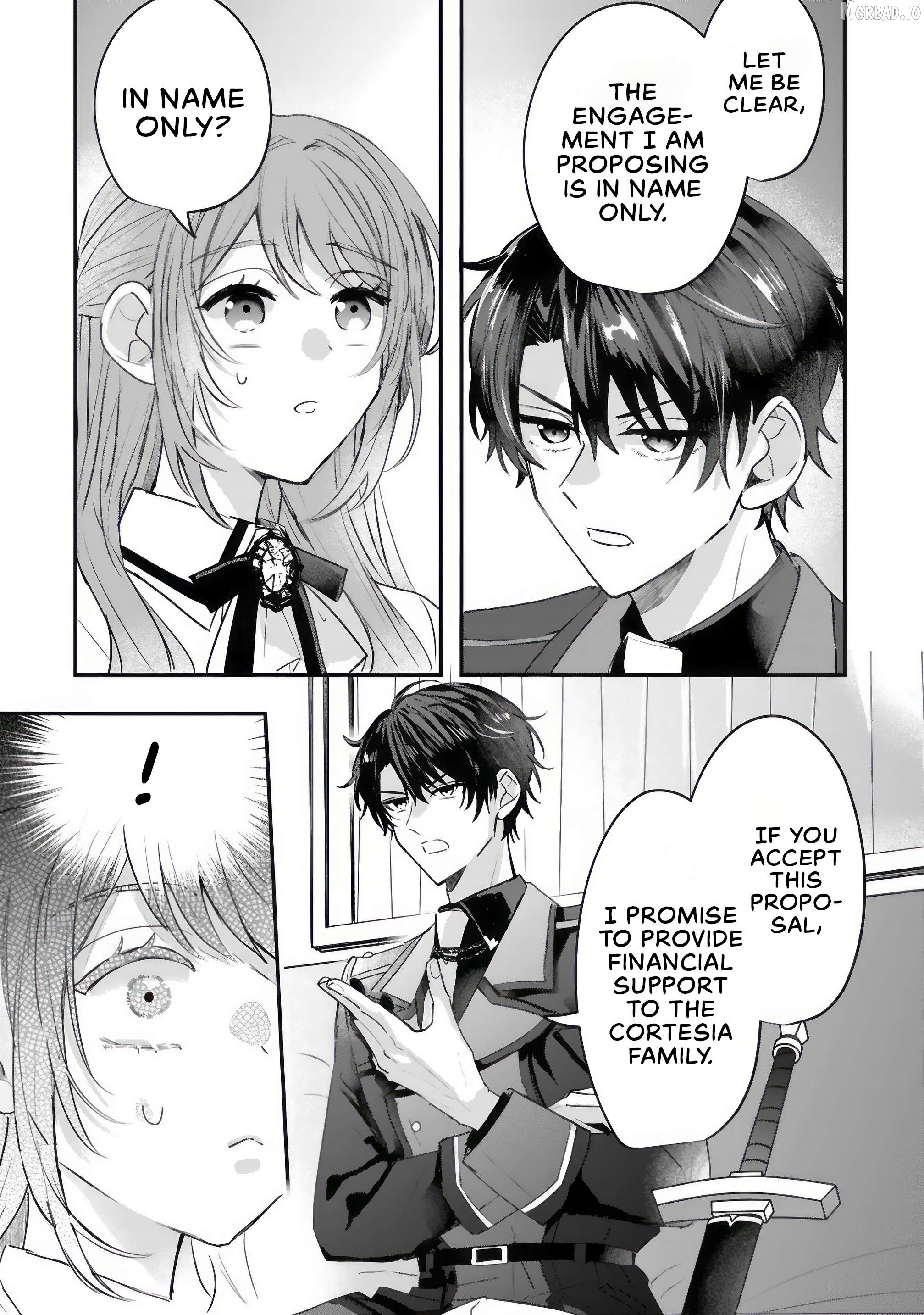 Renai Fushinna Reijou wa Reikoku Kishi-sama no Dekiai ni Kizukanai Chapter 2.1 - page 6