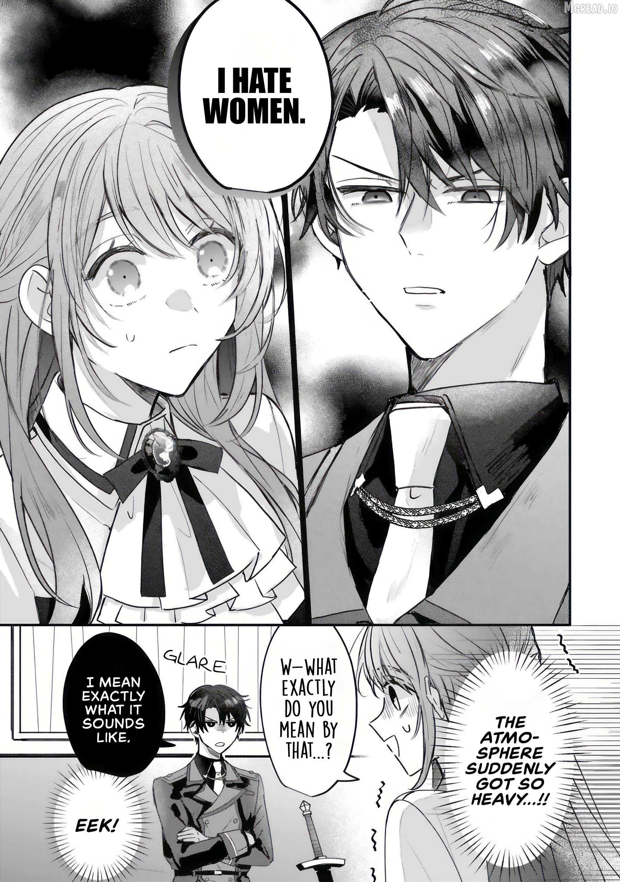Renai Fushinna Reijou wa Reikoku Kishi-sama no Dekiai ni Kizukanai Chapter 2.1 - page 9