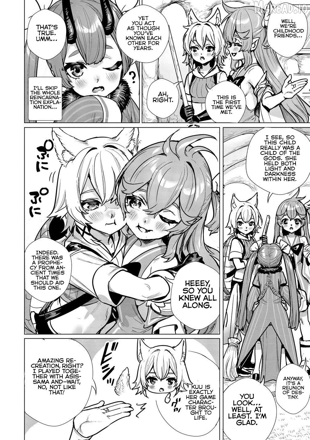 Watashi, Isekai de Seirei ni narimashita. Nandaka Saikyouppoikedo, Fuwafuwa Kiraku ni Ikitai to omoimasu Chapter 10.1 - page 3