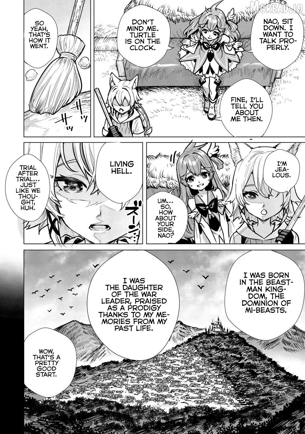 Watashi, Isekai de Seirei ni narimashita. Nandaka Saikyouppoikedo, Fuwafuwa Kiraku ni Ikitai to omoimasu Chapter 10.1 - page 7