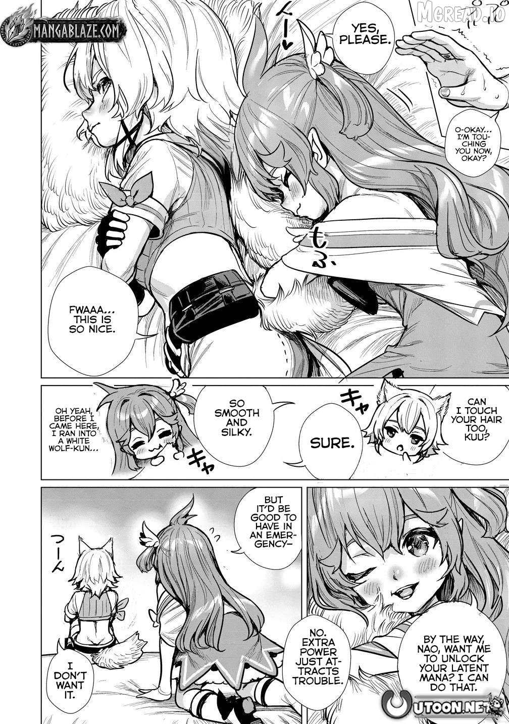 Watashi, Isekai de Seirei ni narimashita. Nandaka Saikyouppoikedo, Fuwafuwa Kiraku ni Ikitai to omoimasu Chapter 10.2 - page 5
