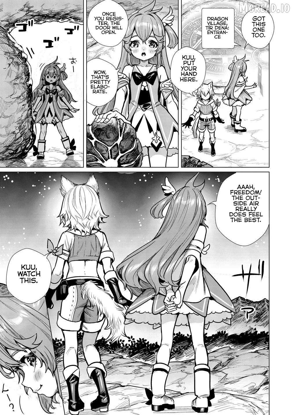 Watashi, Isekai de Seirei ni narimashita. Nandaka Saikyouppoikedo, Fuwafuwa Kiraku ni Ikitai to omoimasu Chapter 10.2 - page 8