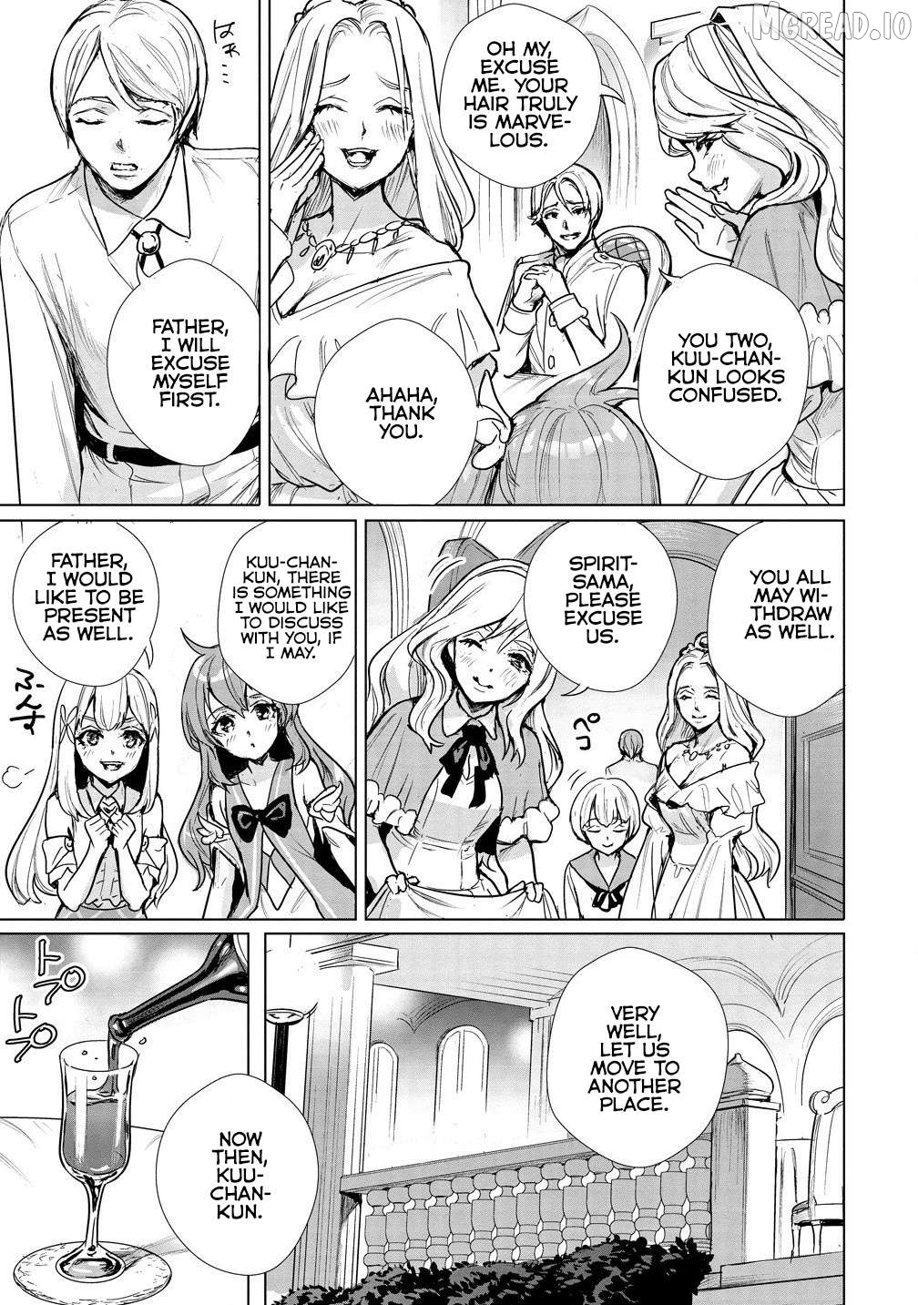 Watashi, Isekai de Seirei ni narimashita. Nandaka Saikyouppoikedo, Fuwafuwa Kiraku ni Ikitai to omoimasu Chapter 3.1 - page 6