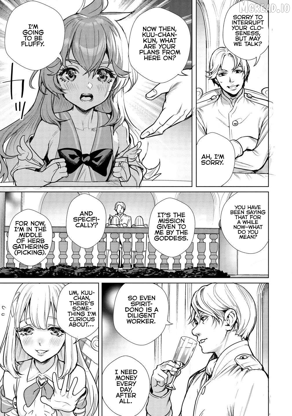 Watashi, Isekai de Seirei ni narimashita. Nandaka Saikyouppoikedo, Fuwafuwa Kiraku ni Ikitai to omoimasu Chapter 3.1 - page 8