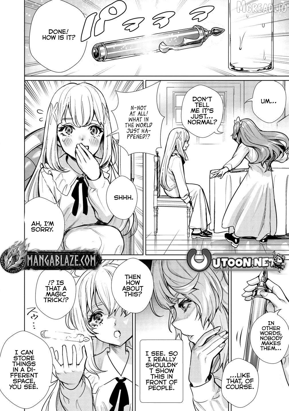 Watashi, Isekai de Seirei ni narimashita. Nandaka Saikyouppoikedo, Fuwafuwa Kiraku ni Ikitai to omoimasu Chapter 3.2 - page 5