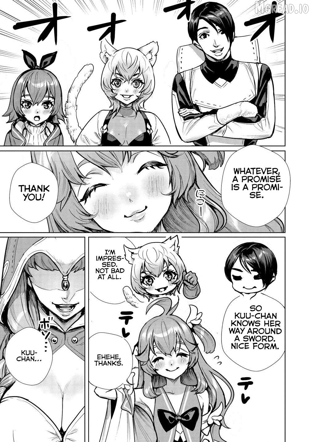 Watashi, Isekai de Seirei ni narimashita. Nandaka Saikyouppoikedo, Fuwafuwa Kiraku ni Ikitai to omoimasu Chapter 6.1 - page 14