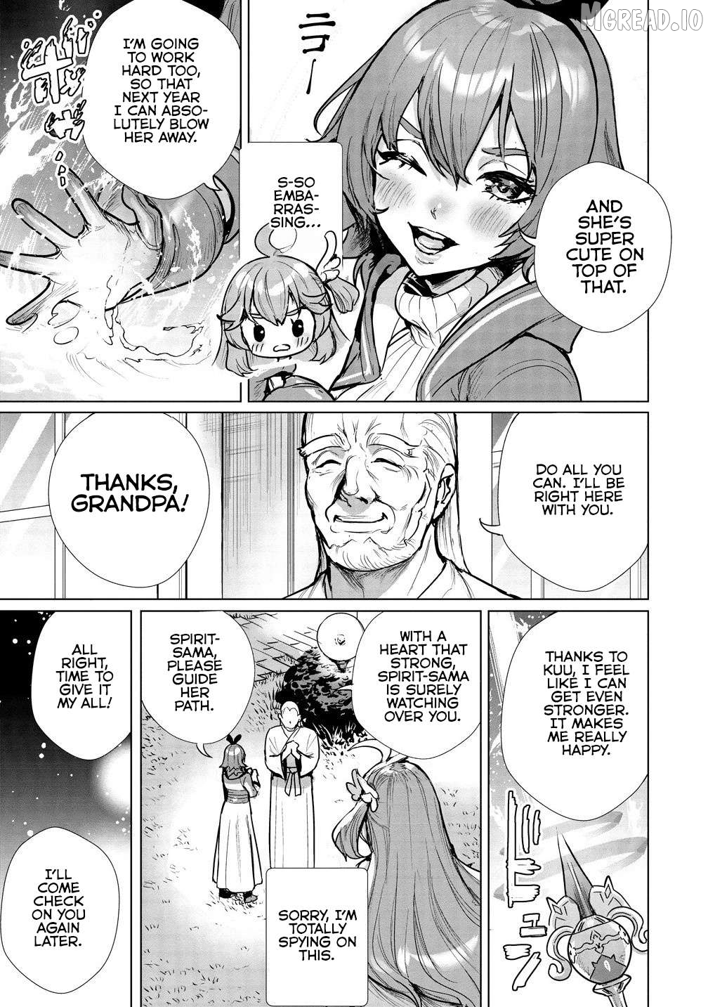 Watashi, Isekai de Seirei ni narimashita. Nandaka Saikyouppoikedo, Fuwafuwa Kiraku ni Ikitai to omoimasu Chapter 6.2 - page 10