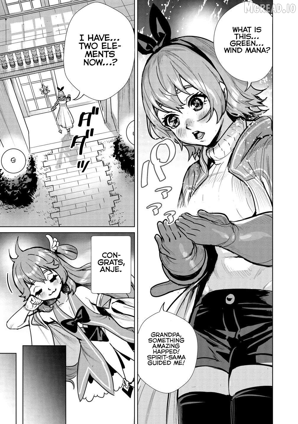 Watashi, Isekai de Seirei ni narimashita. Nandaka Saikyouppoikedo, Fuwafuwa Kiraku ni Ikitai to omoimasu Chapter 6.2 - page 12