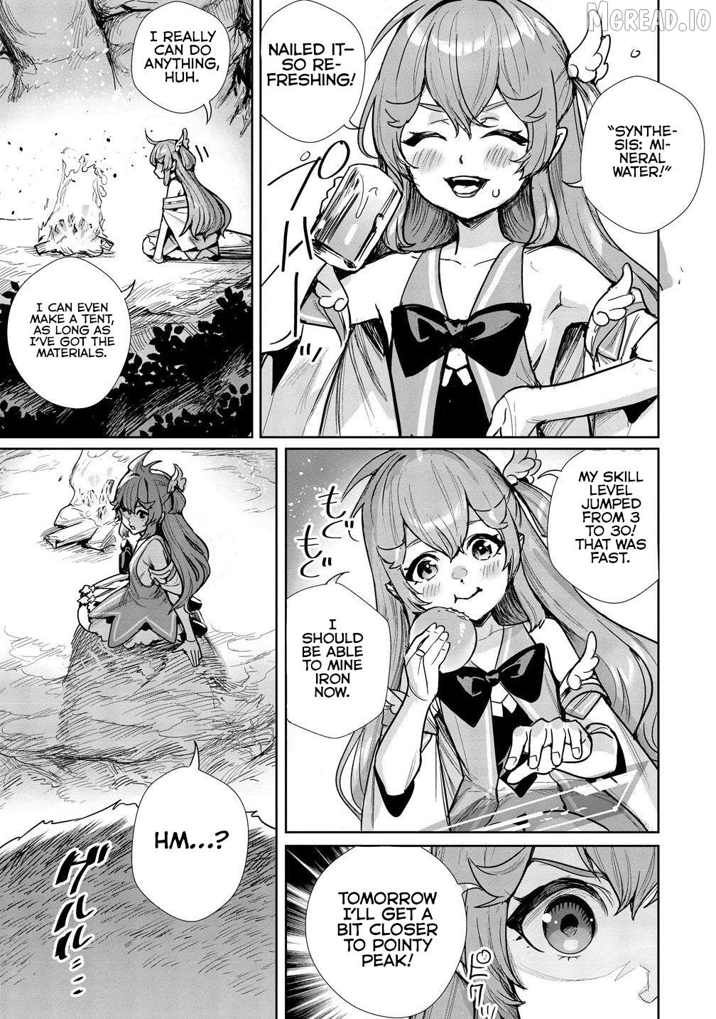 Watashi, Isekai de Seirei ni narimashita. Nandaka Saikyouppoikedo, Fuwafuwa Kiraku ni Ikitai to omoimasu Chapter 9.1 - page 8