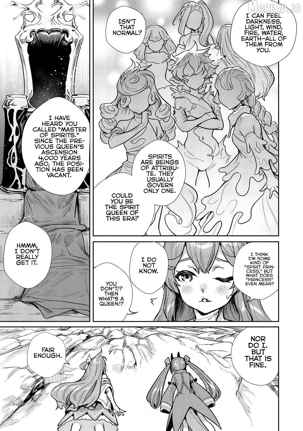 Watashi, Isekai de Seirei ni narimashita. Nandaka Saikyouppoikedo, Fuwafuwa Kiraku ni Ikitai to omoimasu Chapter 9.2 - page 11