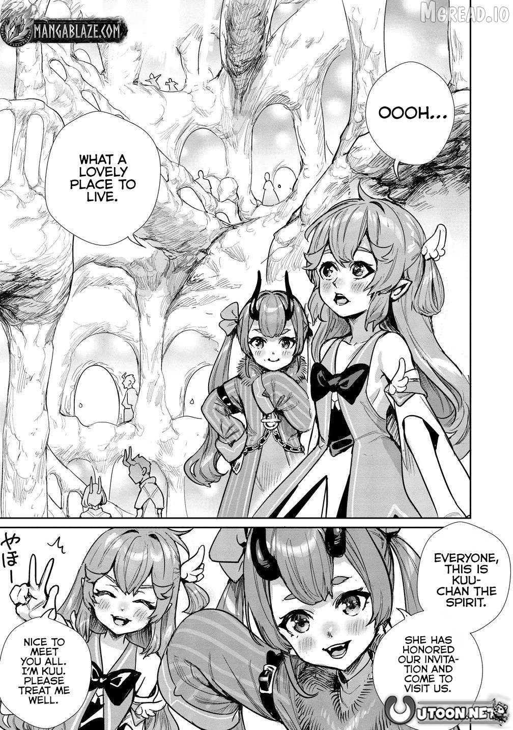 Watashi, Isekai de Seirei ni narimashita. Nandaka Saikyouppoikedo, Fuwafuwa Kiraku ni Ikitai to omoimasu Chapter 9.2 - page 13