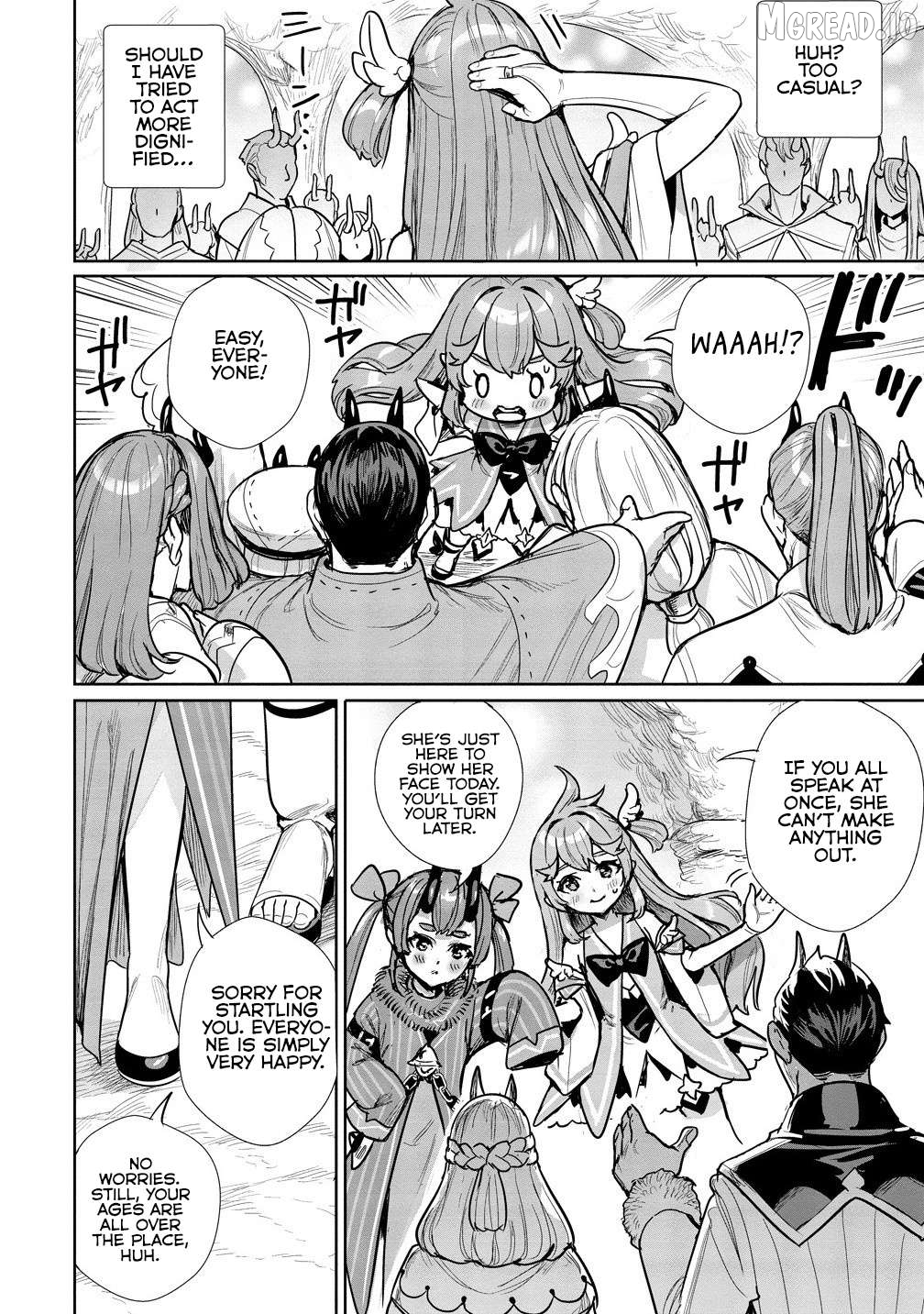 Watashi, Isekai de Seirei ni narimashita. Nandaka Saikyouppoikedo, Fuwafuwa Kiraku ni Ikitai to omoimasu Chapter 9.2 - page 14