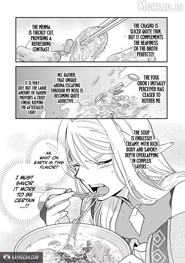 Isekai Ramen Yatai Elf no Shokutsuu wa Ramen ga Tabetai Chapter 5 - page 7