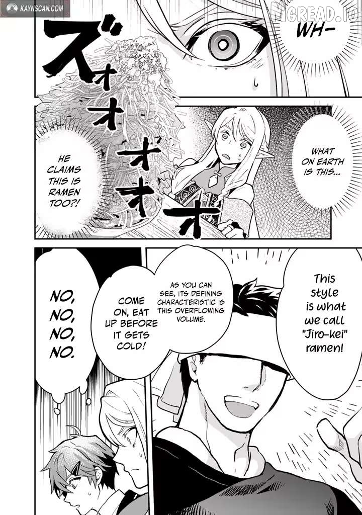 Isekai Ramen Yatai Elf no Shokutsuu wa Ramen ga Tabetai Chapter 8 - page 4