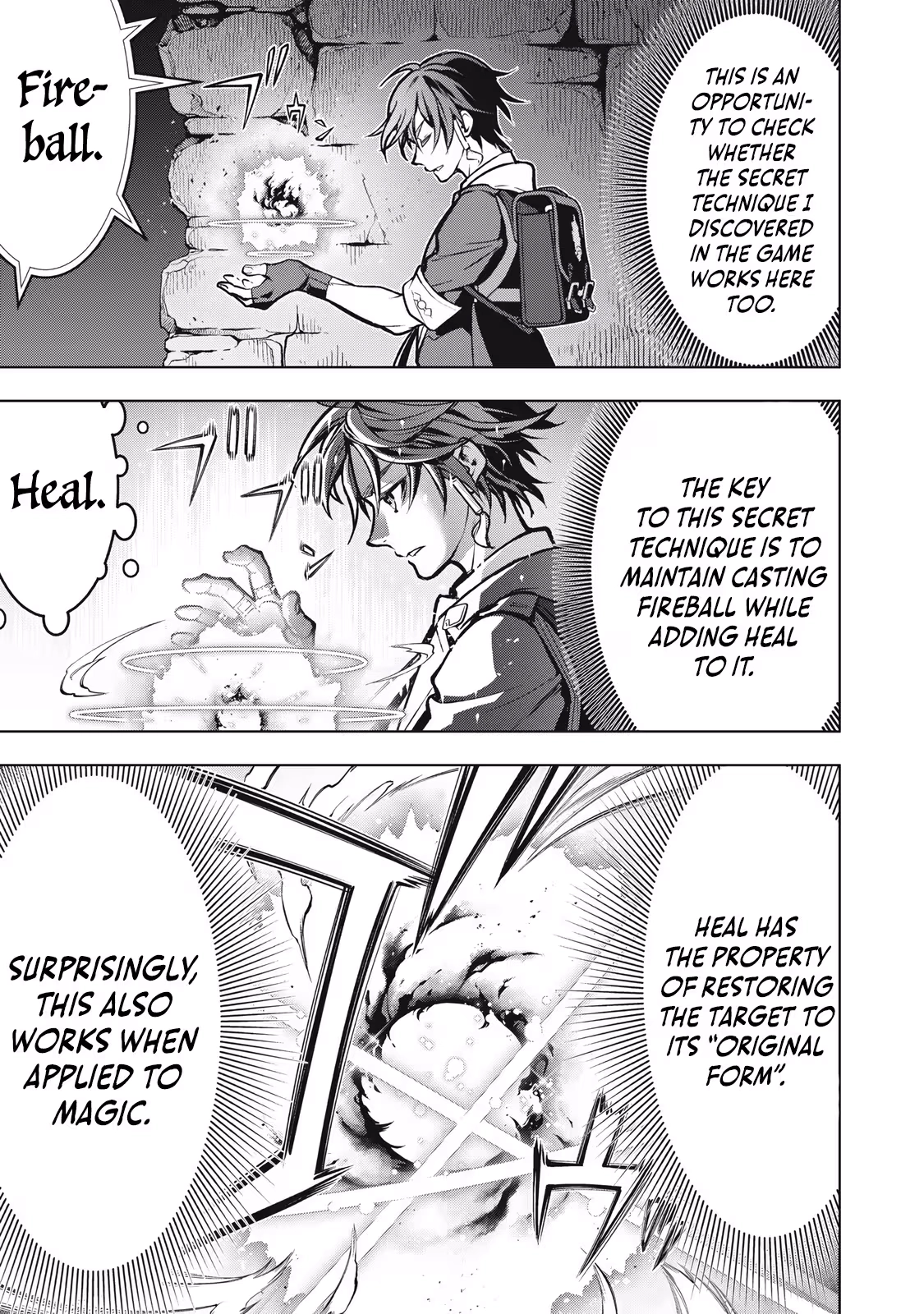 The Academy's Strongest Mob Healer ~ I Reincarnated as a Mob in a Death Game World, Got the Terrible Draw of "Healer" As My Job, and Became the Strongest Using My Knowledge of the Game Chapter 1.2 - page 19