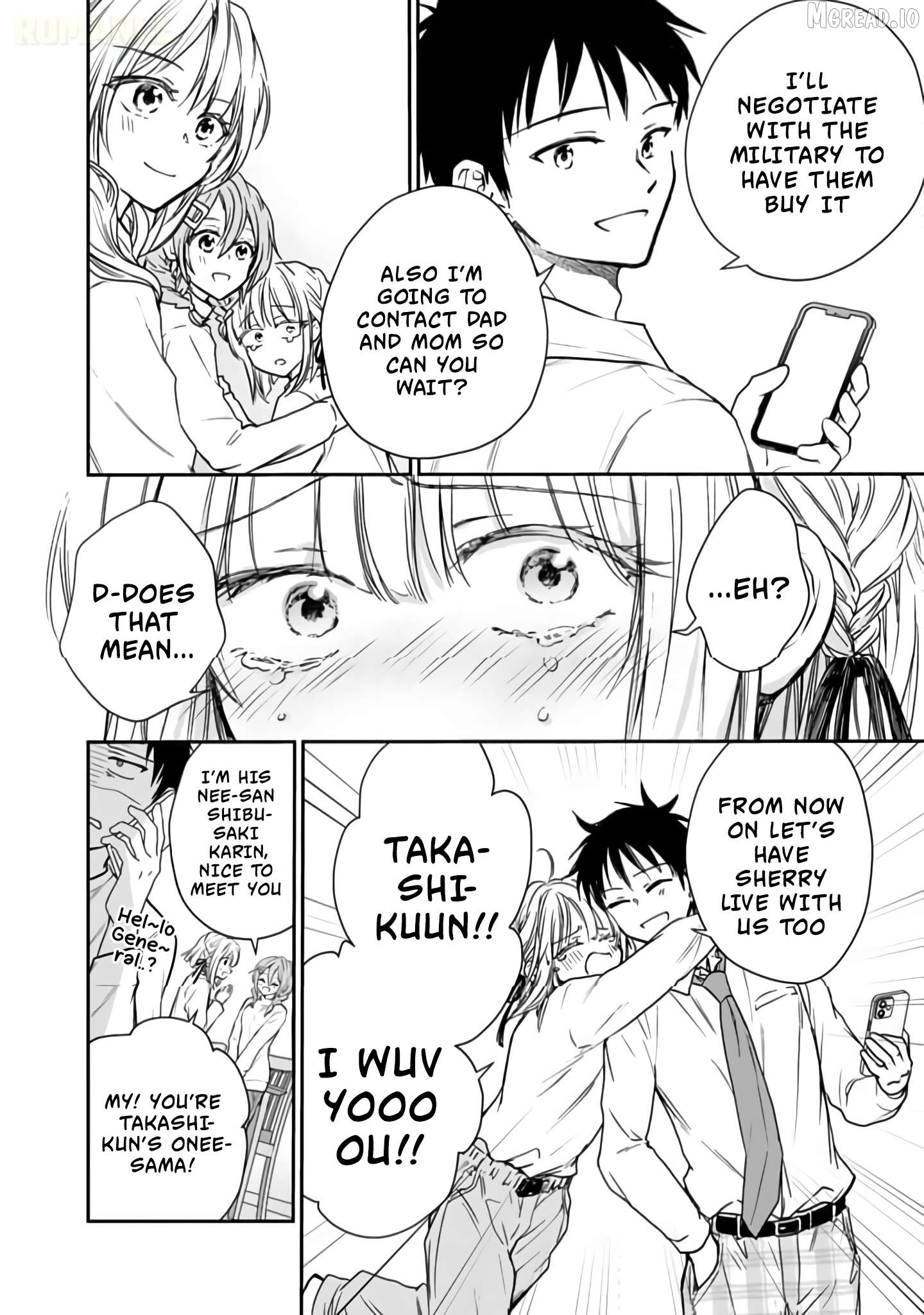 Senchi Kara Kaette kita Takashi-kun. Futsuu ni Koukou Seikatsu wo Okuritai Chapter 7 - page 13