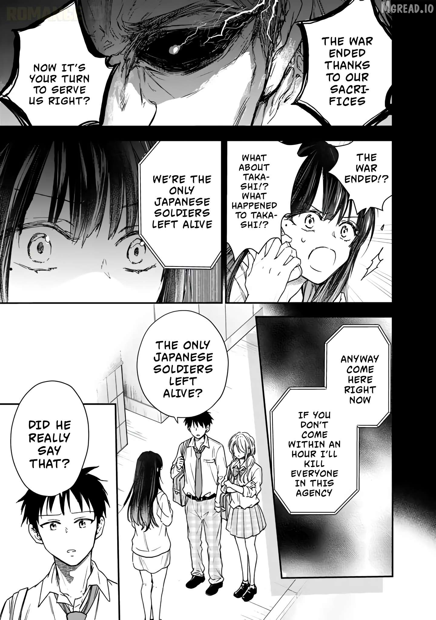 Senchi Kara Kaette kita Takashi-kun. Futsuu ni Koukou Seikatsu wo Okuritai Chapter 7 - page 30